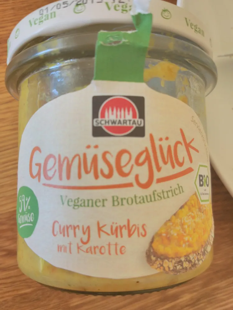 Gemüseglück veganer Brotaufstrich