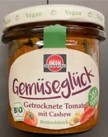 Gemüseglück -Brotaufstrich  Getrocknete Tomate mit Cashew