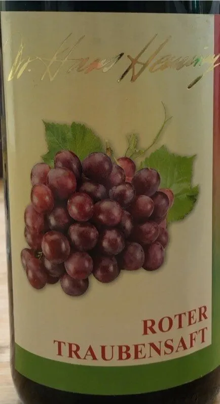 Roter Traubensaft