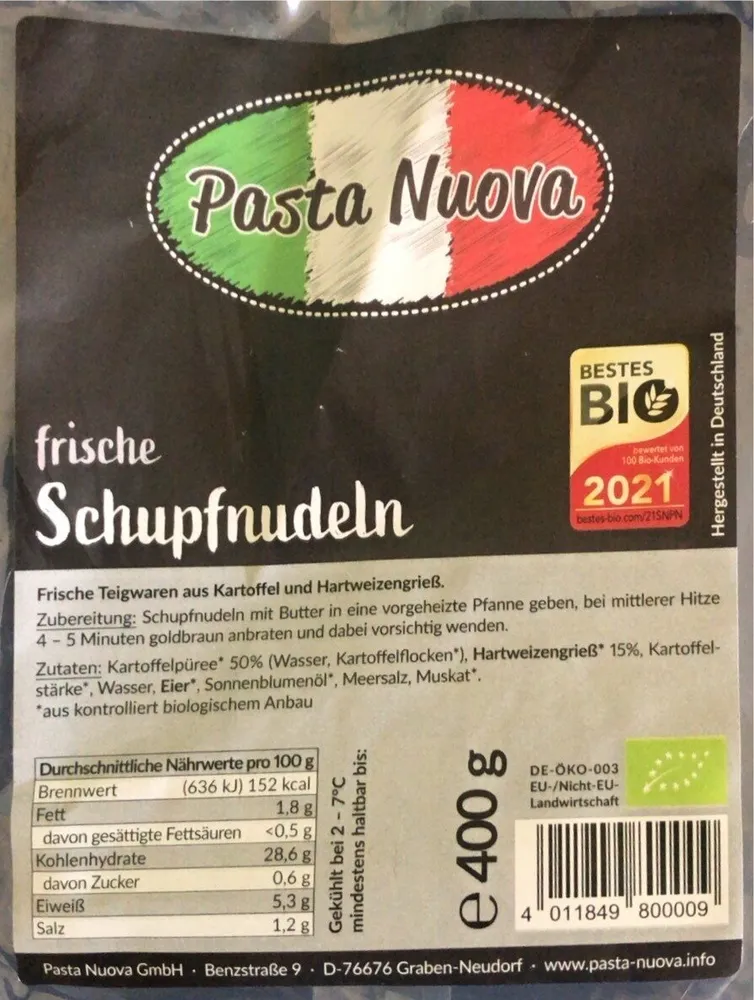 frische Schupfnudeln