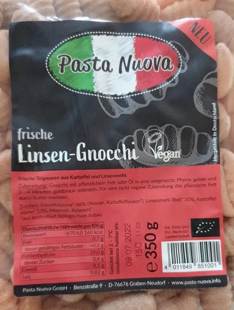 Linsen-Gnocchi