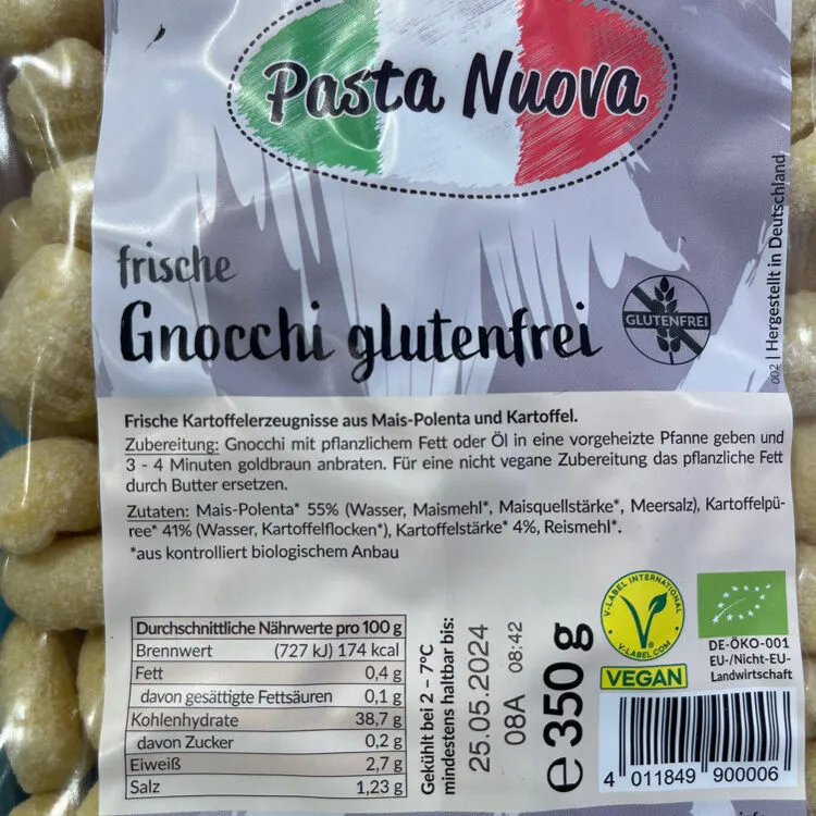 Frische Gnocchi glutenfrei
