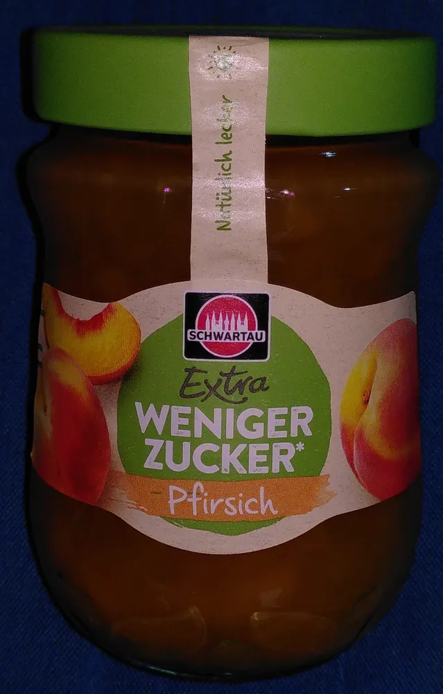 Extra weniger Zucker Pfirsich