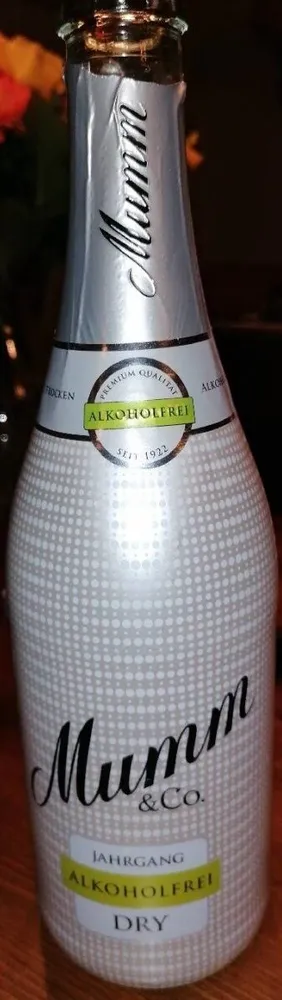 Sekt, Jahrgang Dry, alkoholfrei