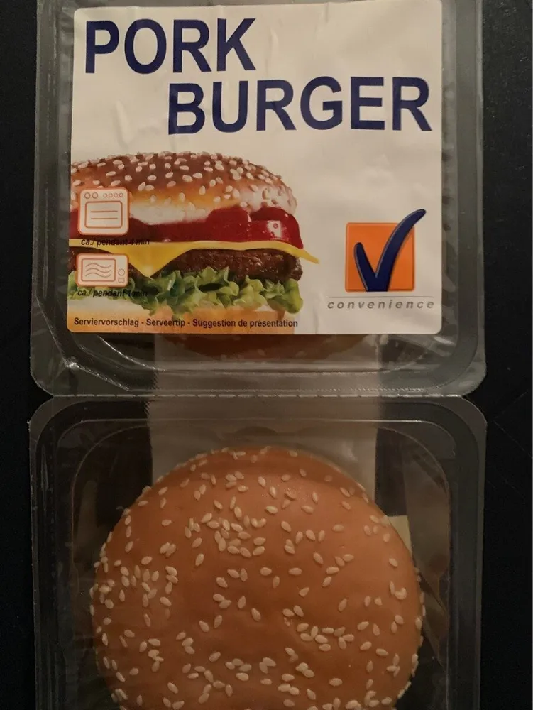 Burger pork