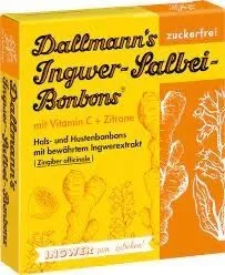 ALDI Dallmann's Ingwer Salbei-Bonbons mit Vitamin C - 20 St. 2.49€ 3x37g 1kg 22.43€