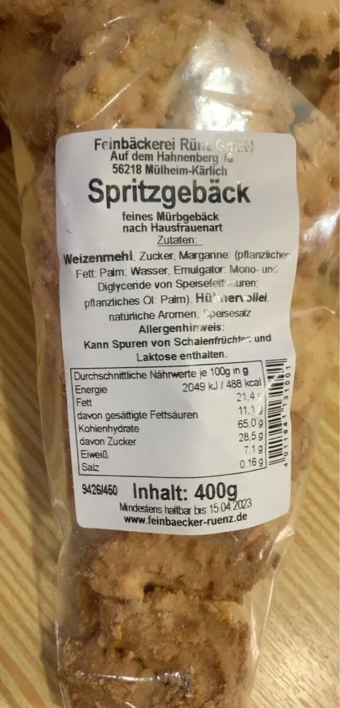 Spritzgebäck