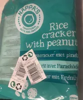 Rice cracker with peanuts