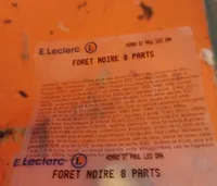 Gâteaux forêt noire