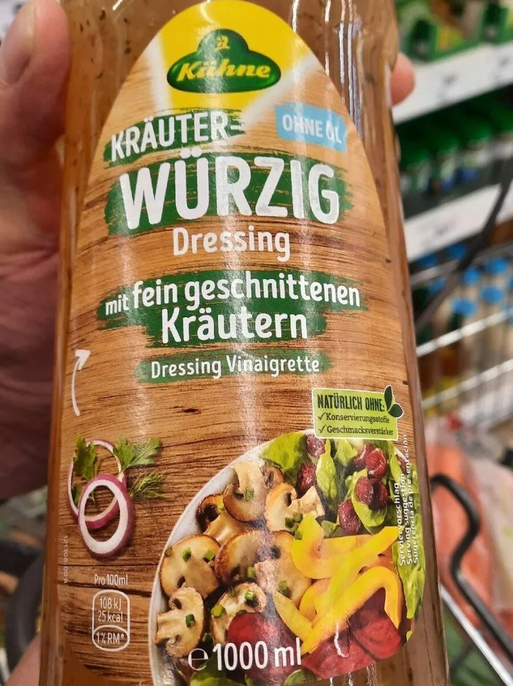 Vinaigrette Dressing Kräuter würzig