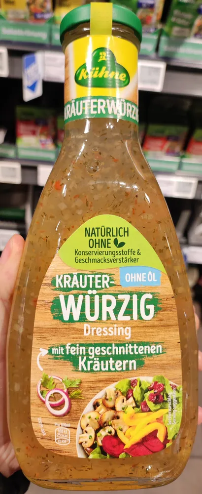 Kräuterwürzig Dressing ohne Öl