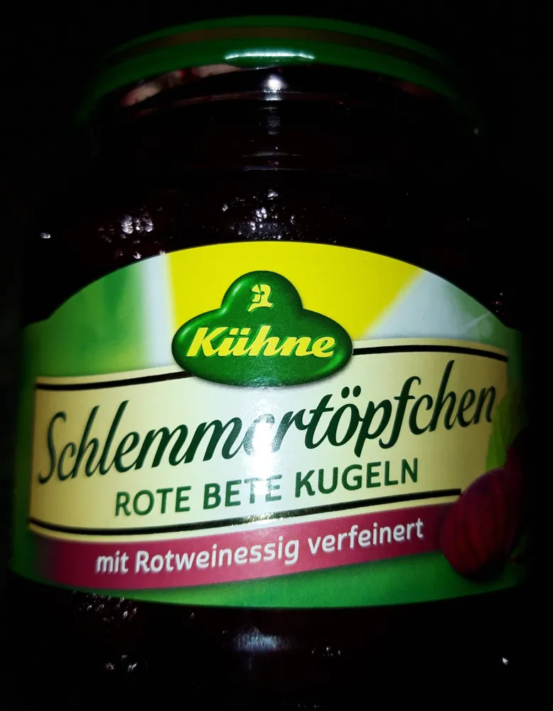 Sauerkonserve Rote Bete Kugeln