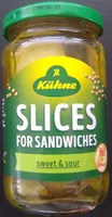 Sandwich Gurken würzig süss