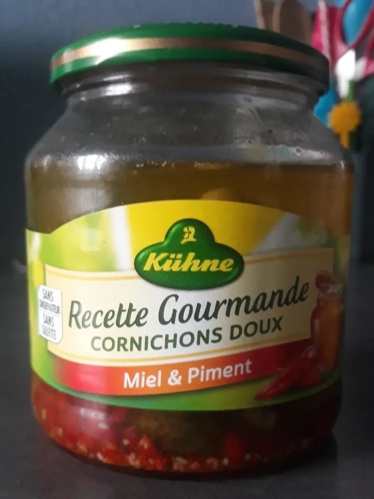 Recette goutmande cornichons doux
