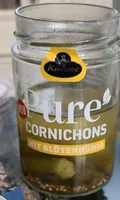 Pure cornichons mit Blütenhonig