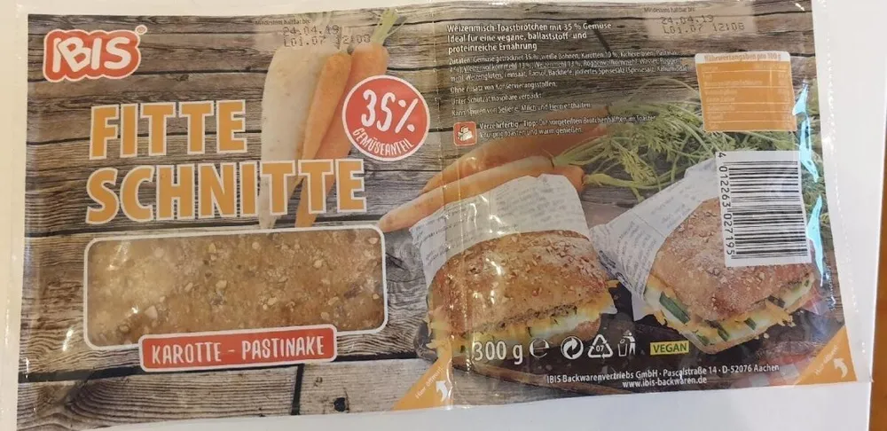 Pain carotte