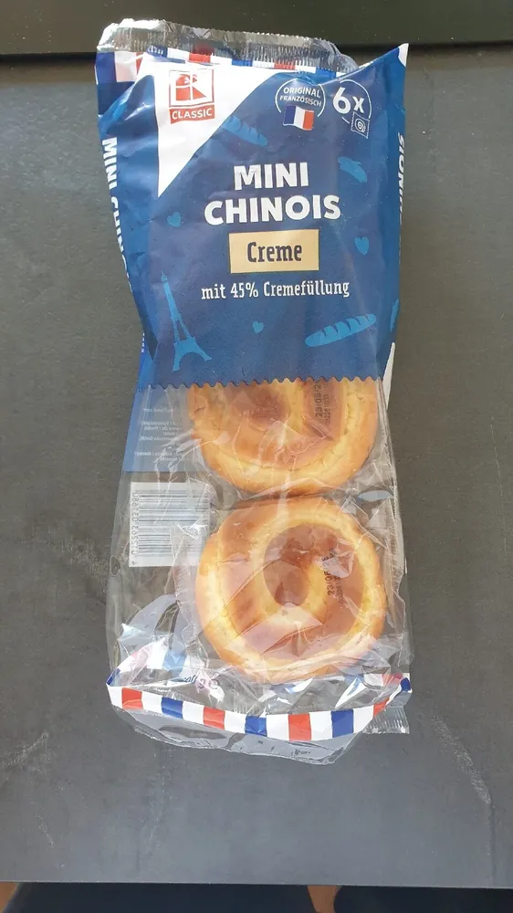 MINI CHINOIS Creme mit 45% Cremefüllung