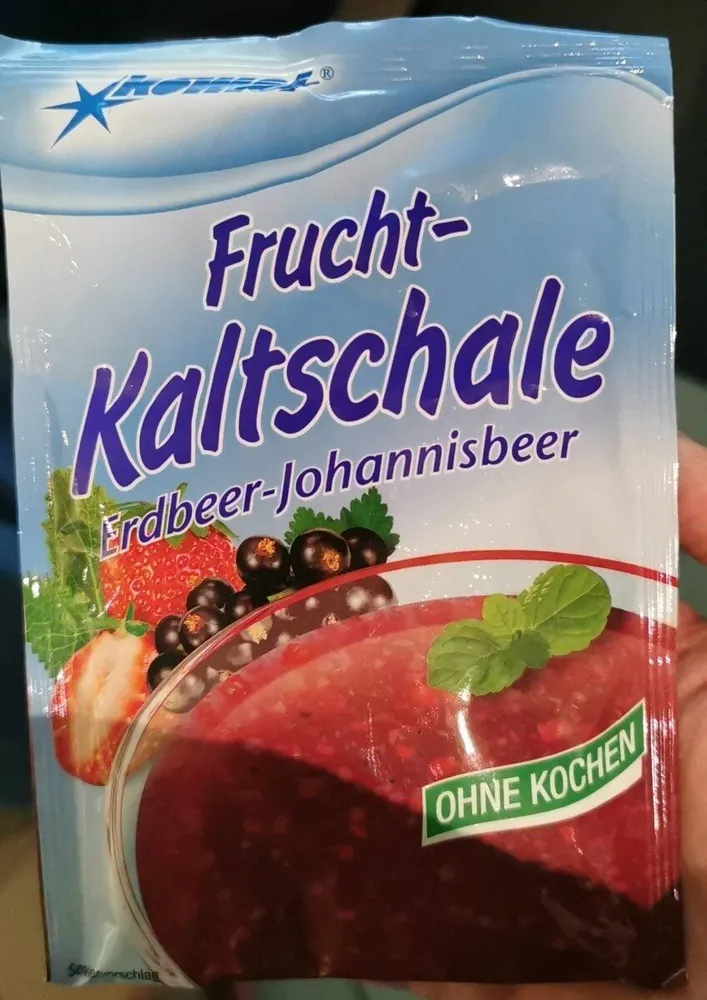 Frucht Kaltschale Erdbeer Johannisbeeren
