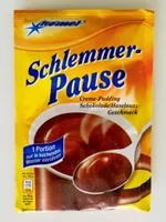Schlemmer-Pause Creme-Pudding Schokolade/Haselnuss-Geschmack