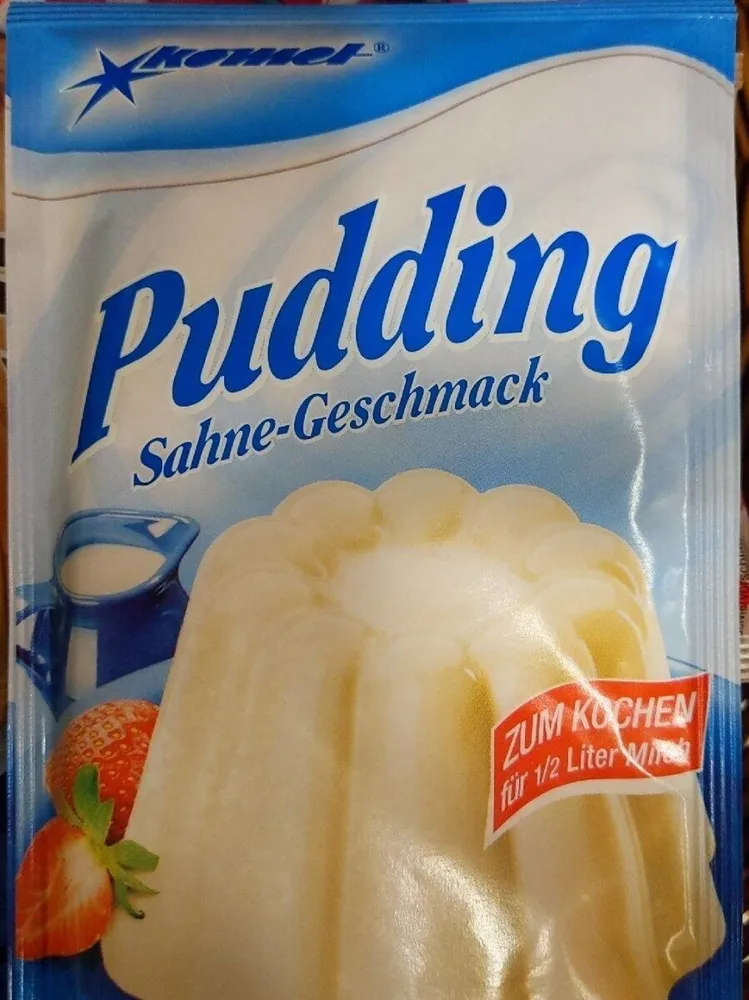 Pudding Sahne Geschmack