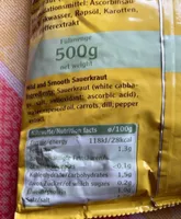 fein mildes sauerkraut