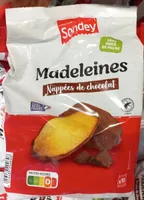 Madeleines nappées de chocolat