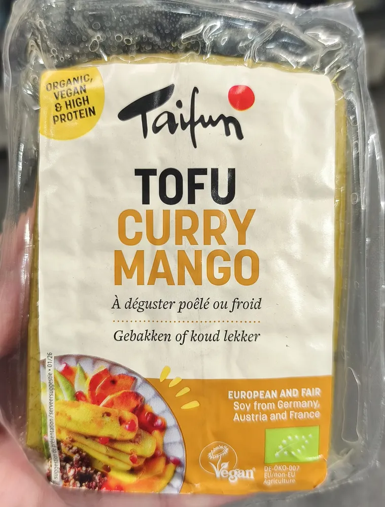 Tofu curry mango