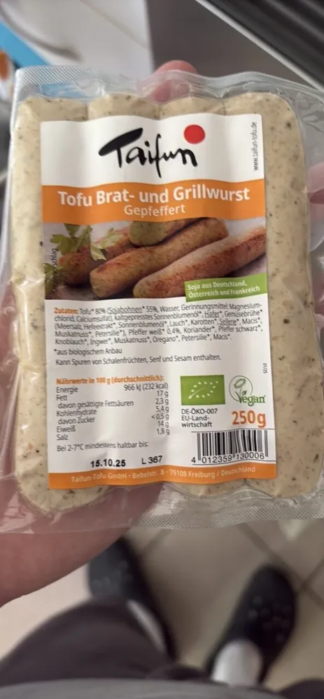 Tofu Brat- und Grillwurst