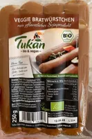 Veggie Bratwürstchen (rein pflanzliches Sojaprodukt)