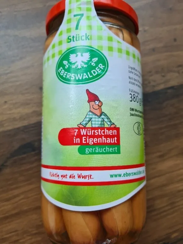 7 Würstchen in Eigenhaut geräuchert