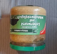 Leberwurst mit Wildschweinefleisch