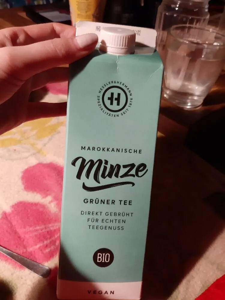 Marokkanische minze grüner tee