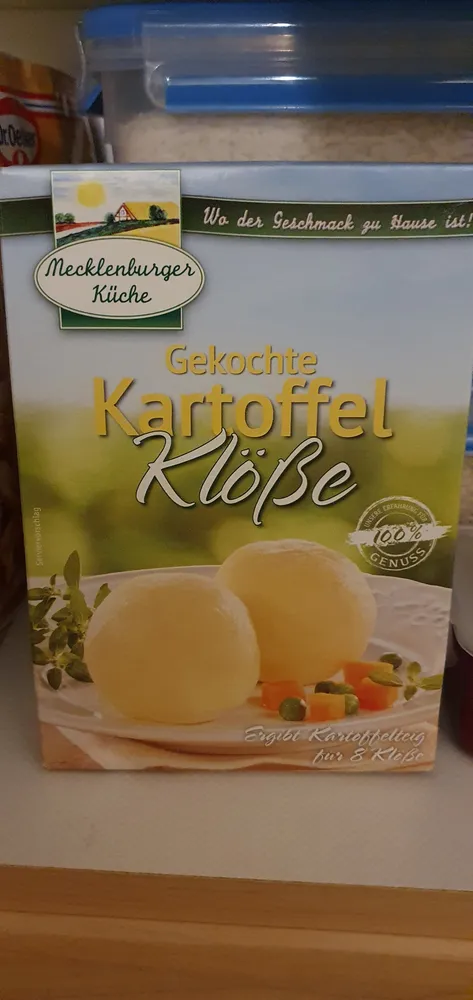 Gekochte Kartoffelklöße