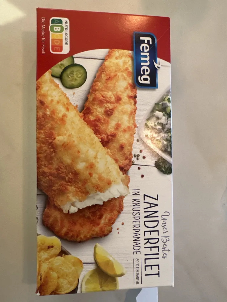 Zanderfilet in Knusperpanade