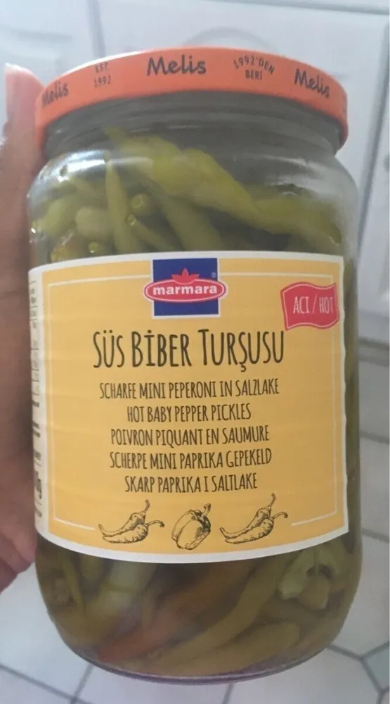 Poivron piquant en saumure