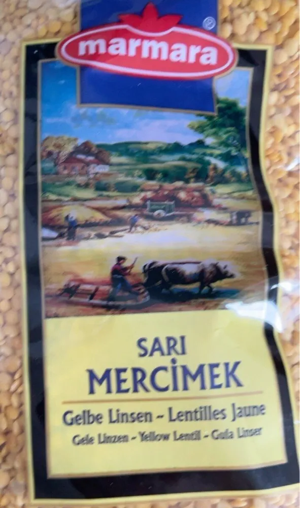 Sari Mercimek 1KG Marmara