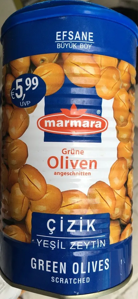 Çizik Yeşil Zeytin
