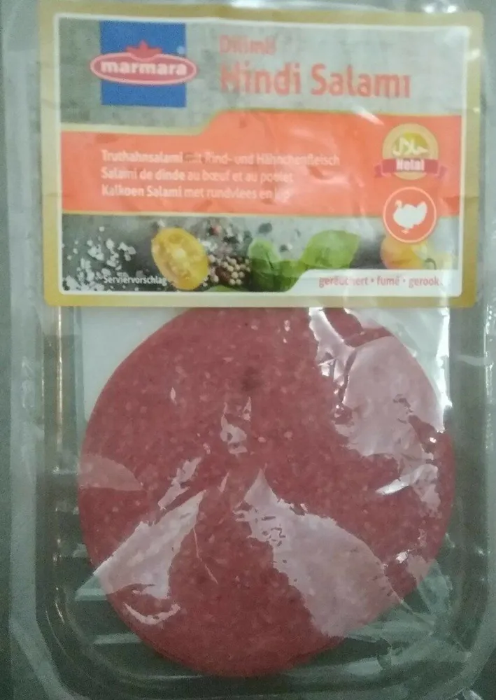 Dilimli hindi salami