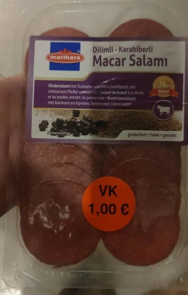 Marmara salaami viilud musta pipraga