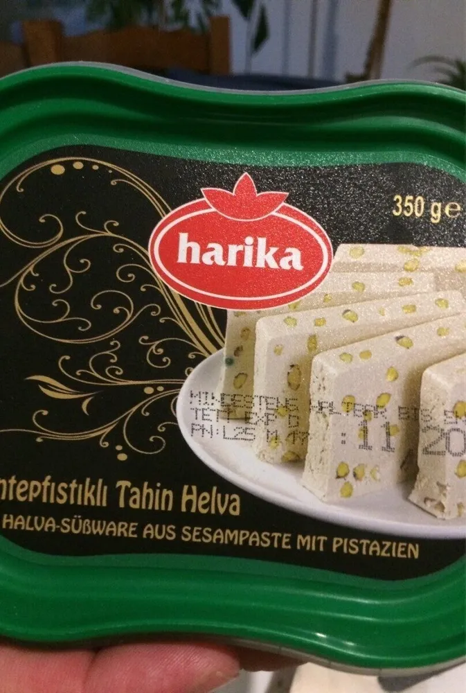 Antepfistikli tahin helva