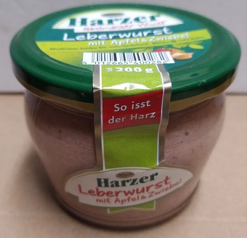 Leberwurst mit Apfel & Zwiebel