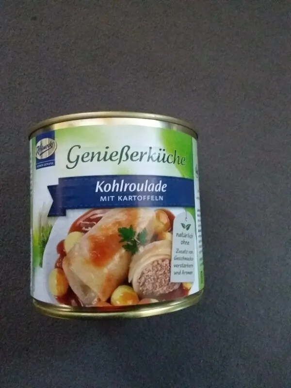 Kohlroulade mit Kartoffeln