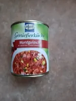Wurstgulasch in Paprika-Tomatensauce