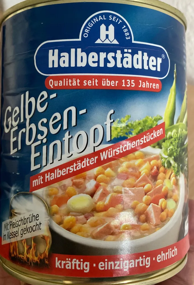 Gelbe-Erbsen-Eintopf