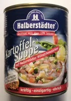 Kartoffelsuppe mit Halberstädter Würstchen