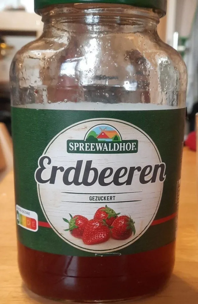 Erdbeeren gezuckert