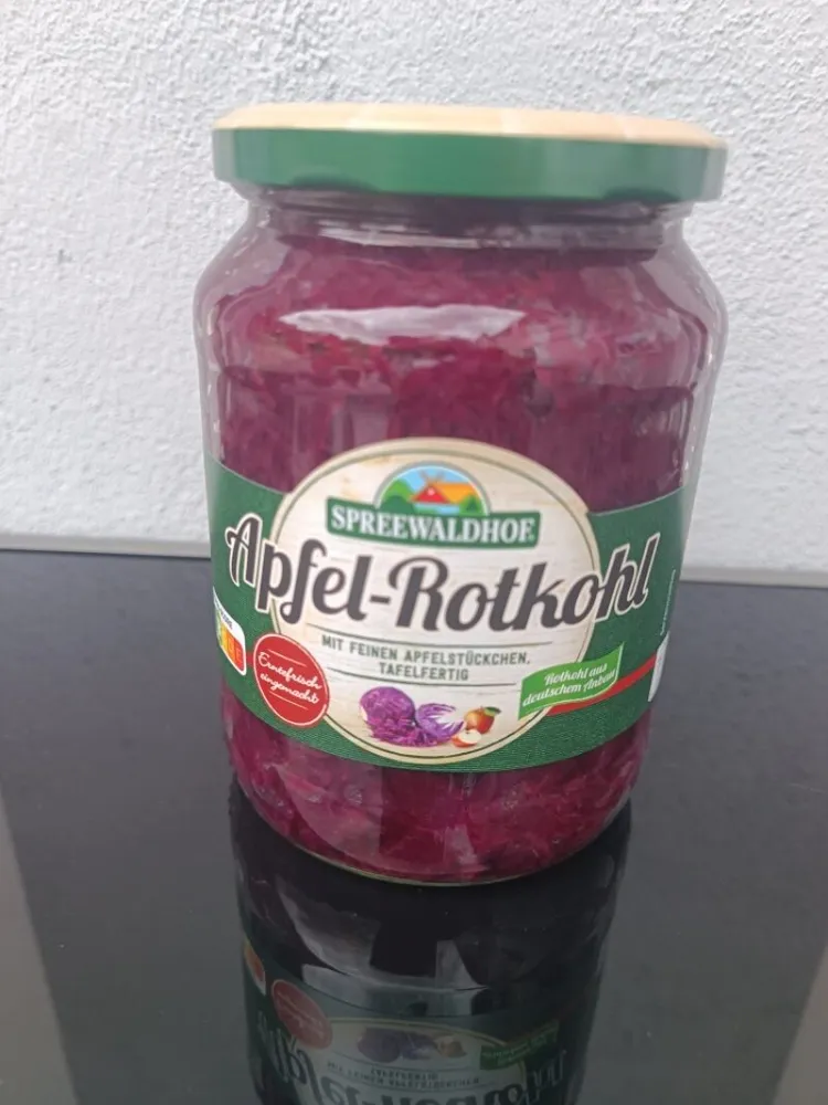 Apfel-Rotkohl