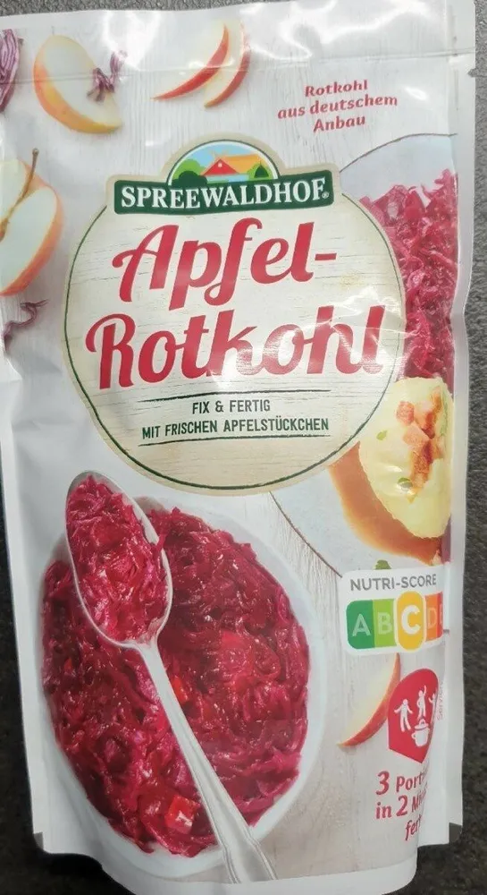 Apfel-Rotkohl