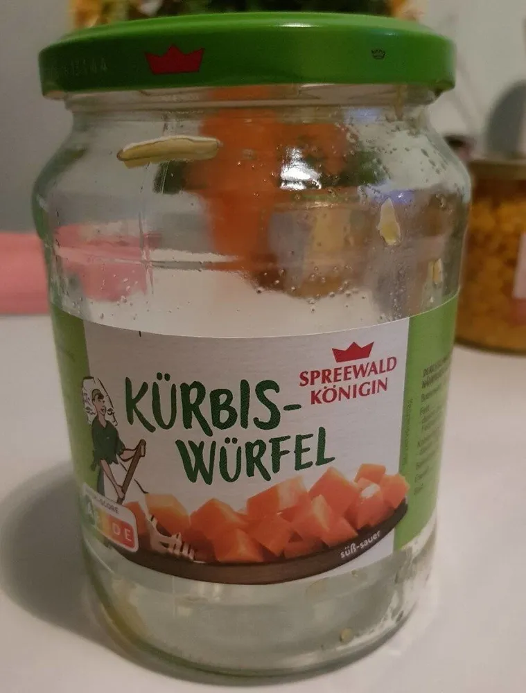 Kürbiswürfel