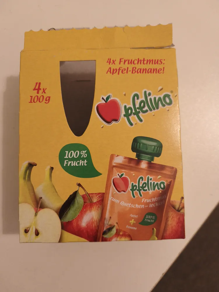 Quetschies, Apfelino Fruchtmus Apfel-Banane